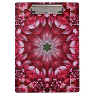Porte-bloc Kaleidoscopic Crimson Dahlia