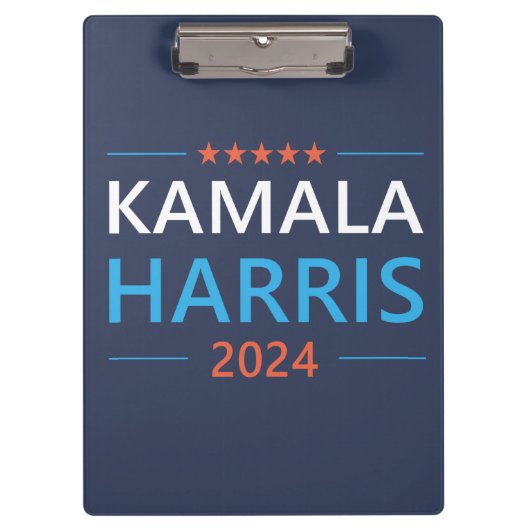 Porte-bloc Kamala Harris pour le président démocrate 2024 (Devant)