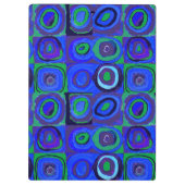 Porte-bloc Kandinsky Farbstudie Carrés Bleus Cercle Carré  (Dos)