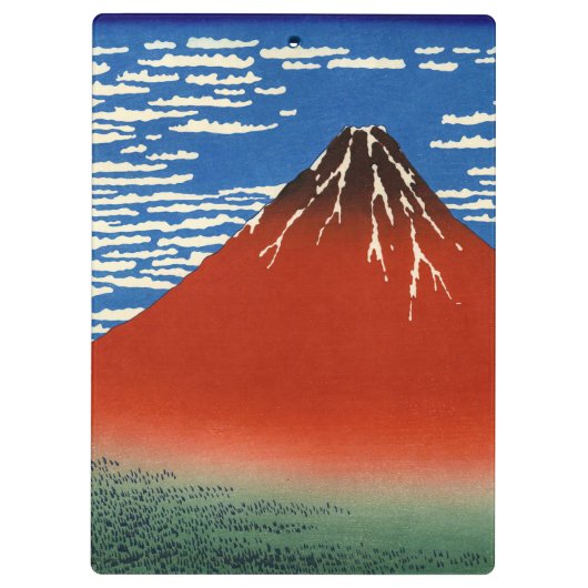 Porte-bloc Katsushika Hokusai - Vent Fin, Matin Clair (Dos)