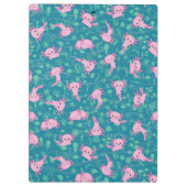 Porte-bloc Kawaii Axolotl en Porte - bloc Océan (Dos)