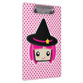 Porte-bloc Kawaii Pink Haired Witch Clip Board (Swatch)