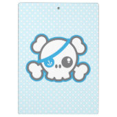 Porte-bloc Kawaii Pirate Skull Clip Board (Dos)