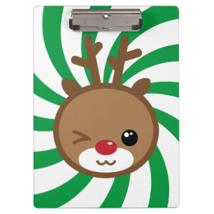 Porte-bloc Kawaii Reindeer Porte - bloc