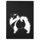 Porte-bloc Keeshond Graphics - Cute Original Chig Art (Dos)