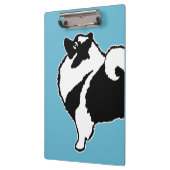 Porte-bloc Keeshond Graphics - Cute Original Chig Art (Gauche)