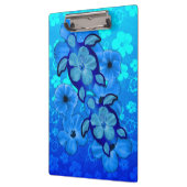 Porte-bloc Ketmie et tortues bleues de Honu (Gauche)