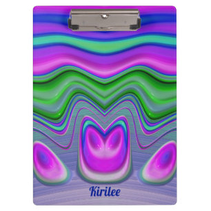 Porte-bloc KIRILEE ~ 3D ! Rose, Violet, Vert, Bleu