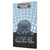 Porte-bloc Kitten bleu russe (Gauche)