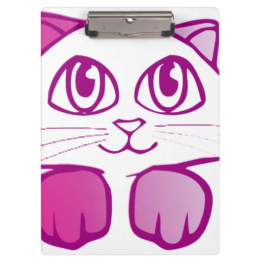 Porte-bloc Kitty pourpre (Devant)