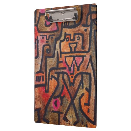 Porte-bloc Klee Expressionniste Forêt Abstraite Art Moderne (Gauche)