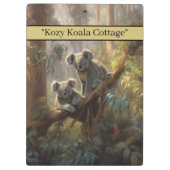 Porte-bloc Koala Forest Dreams, coutume (Dos)
