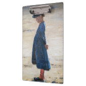 Porte-bloc Kroyer - Petite fille debout sur Skagen Beach (Gauche)