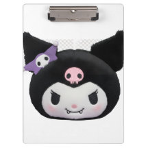porte-bloc Kuromi et My Melody en peluche