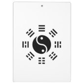 Porte-bloc La balance : Ba Gua, huit trigrammes yin yang TCM (Dos)