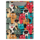 Porte-bloc La Crowd of cats (Devant)