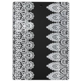 Porte-bloc La dentelle blanche forme une frontière sensible (Dos)