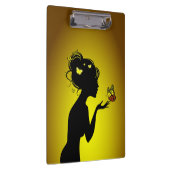 Porte-bloc La femme papillons jaunes (Swatch)