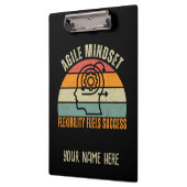 Porte-bloc La flexibilité alimente la réussite Citation de me (Gauche)