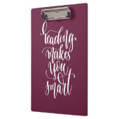 Porte-bloc La lecture vous rend futés (Gauche)