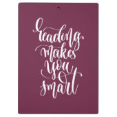 Porte-bloc La lecture vous rend futés (Dos)