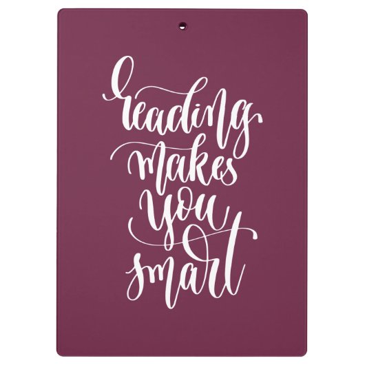 Porte-bloc La lecture vous rend futés (Dos)