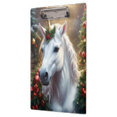 Porte-bloc « La Licorne de Noël » (Gauche)