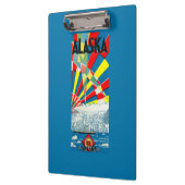 Porte-bloc La ligne affiche de l'Alaska de paquebot (Gauche)