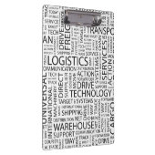 Porte-bloc La LOGISTIQUE modèle avec des mots (Swatch)