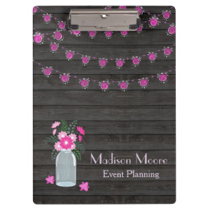 Porte-bloc La lumière chic de pays ficelle l'organisateur