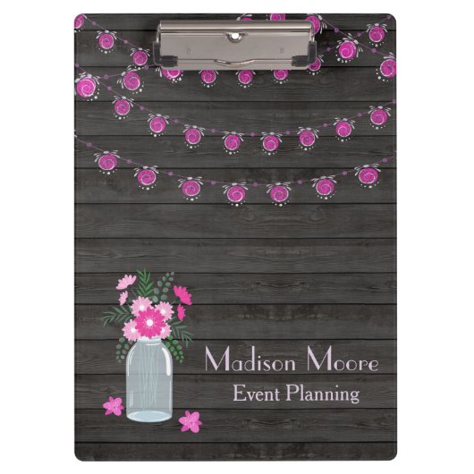 Porte-bloc La lumière chic de pays ficelle l'organisateur (Devant)