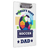 Porte-bloc La meilleure Fête des pères de papa de football au (Swatch)