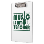 Porte-bloc La musique est mon professeur (Gauche)