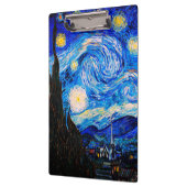Porte-bloc La nuit étoilée par Vincent Van Gogh (Gauche)