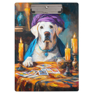 Porte-bloc La Poche Mystique   Drôle chien Fortuneteller