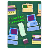 Porte-bloc La rétro technologie est impressionnante (Dos)