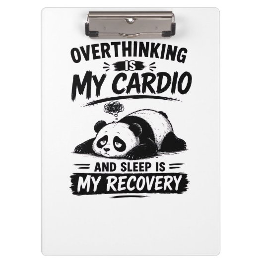Porte-bloc La rumination est mon cardio (Devant)