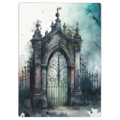 Porte-bloc La série de portes du cimetière gothique Design 11 (Dos)