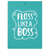 Porte-bloc La soie aiment une expression dentaire du patron | (Dos)