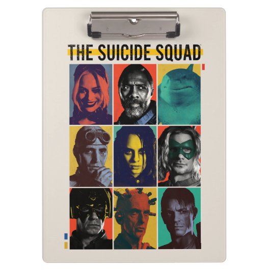 Porte-bloc La Suicide Squad | Rétro Grid With Harley Quinn (Devant)