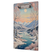 Porte-bloc La tranquillité d'hiver (Gauche)