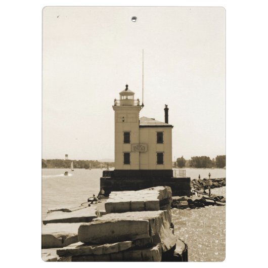 Porte-bloc Lac Erie Lighthouse (Dos)