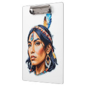 Porte-bloc Lady amérindienne (Gauche)