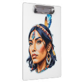 Porte-bloc Lady amérindienne (Swatch)