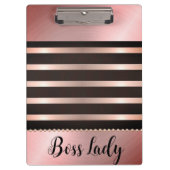 Porte-bloc Lady Boss Rose Épais (Devant)