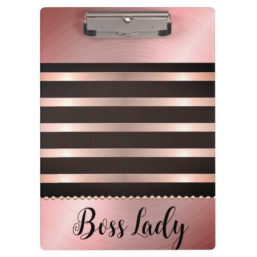 Porte-bloc Lady Boss Rose Épais (Devant)