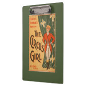 Porte-bloc L'affiche théâtrale #1 de fille de cirque (Gauche)