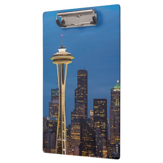 Porte-bloc L'aiguille de l'espace et Seattle du centre (Gauche)