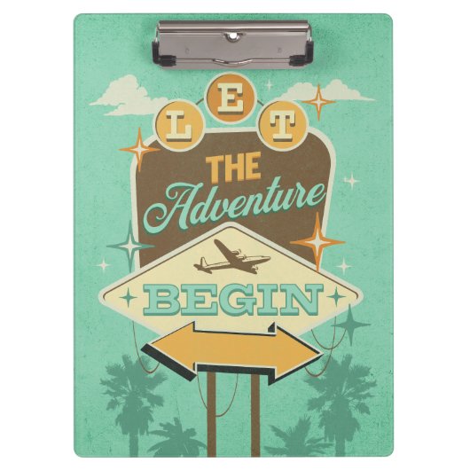 Porte-bloc Laissez l'aventure commencer par le design de styl (Devant)