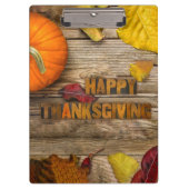 Porte-bloc Lait séchée Bon thanksgiving citrouille SlipperyJo (Devant)